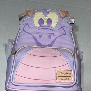 Disney Parks Loungefly Pastel Pink and Purple Figment Backpack New‎ with Tag